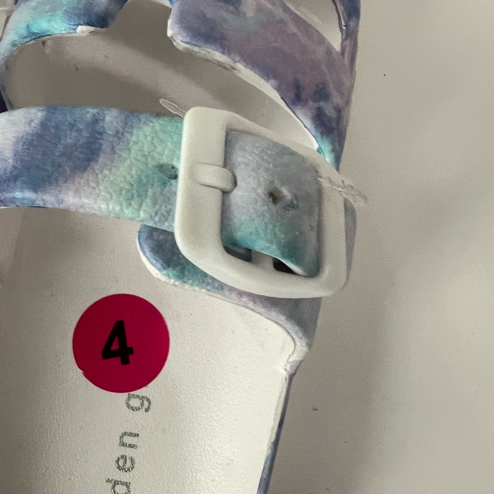 Madden Girl Multicolor Buckle‎ Slip On Sandals, Brand New - Picture 8 of 10